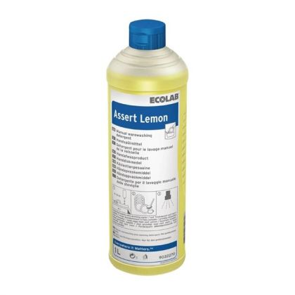 ECOLAB Течен, концентриран препарат за ръчно измиване на съдове Assert lemon, 1 л