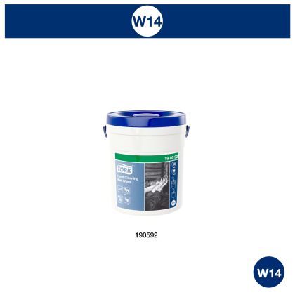 Tork Кофичка с мокри кърпи за ръце Wet Wipe Hand Cleaning, 58 броя – system W14