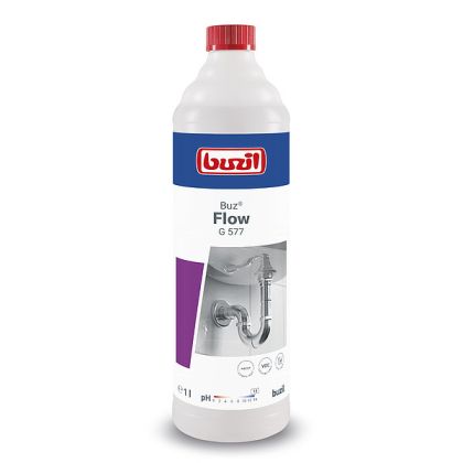 Buzil Препарат за прочистване на тръби и канали Buz Flow, 1 л