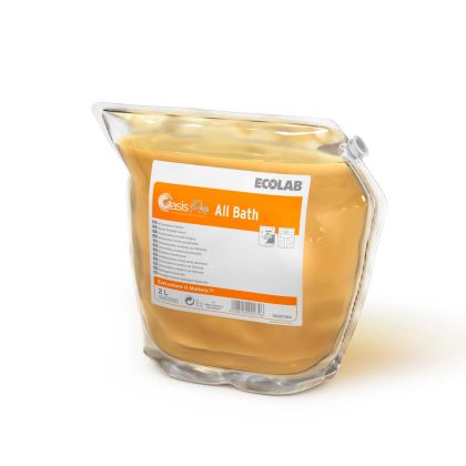 Ecolab  Алкален почистващ препарат за санитарни помещения  Oasis Pro All Bath, 2 л