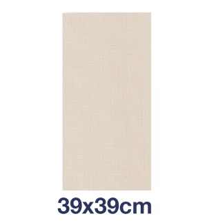 Tork Компостируеми салфетки за маса  LinStyle Compostable Napkin, 1/8 сгъвка 1 пл., крем, 39 х 39 см, 50 бр.