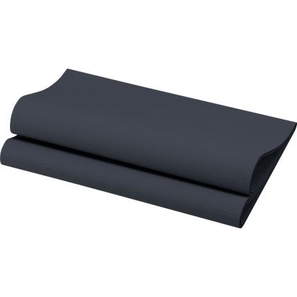 Duni Салфетки за маса Bio Dunisoft®, 40 х 40, 1/4 сгъвка,1 пл, черен, 60 бр.