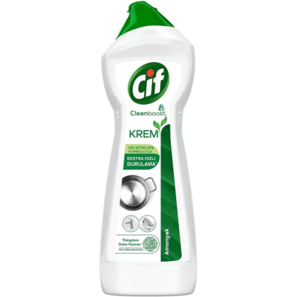Cif Cleanboost с амоняк, крем, бутилка 500 мл