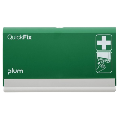 Plum Стенен дозатор за  първа помощ, пластири  QUICKFIX DUO, зелен, двоен