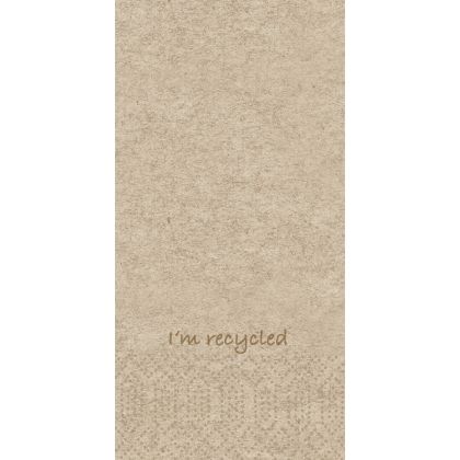 Duni Салфетки рециклирани "I`m recycled", 33 x 33, 2 пл., 1/8 сгъвка