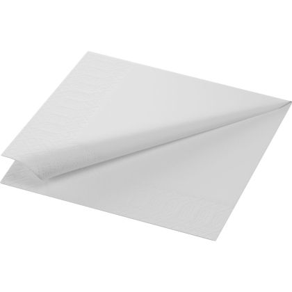 Duni Салфетки за маса Tissue Napkin 33 x 33, 1/4 сгъвка, 2 пл., бяло 