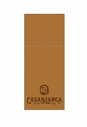Finezza Салфетки за прибори, джоб,  Airlaid Slim Pocket, 33 х 33, 1 пласт, кафяв, 800 бр. 
