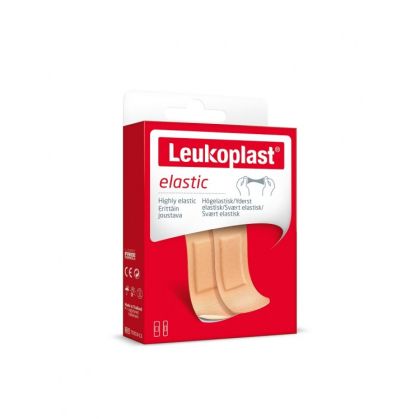 Leukoplast® Еластичнни пластири за рани - 20 броя в 2 размера ( 19х72 мм - 8 бр.; 28х72 мм - 12 бр.)