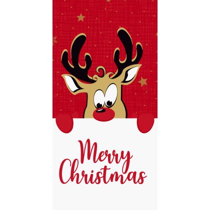 Duni Празнични салфетки за маса Bio Dunisoft Rudolf, 40 х 40 см, 1 пл, , 1/8 сгъвка, 60 бр.